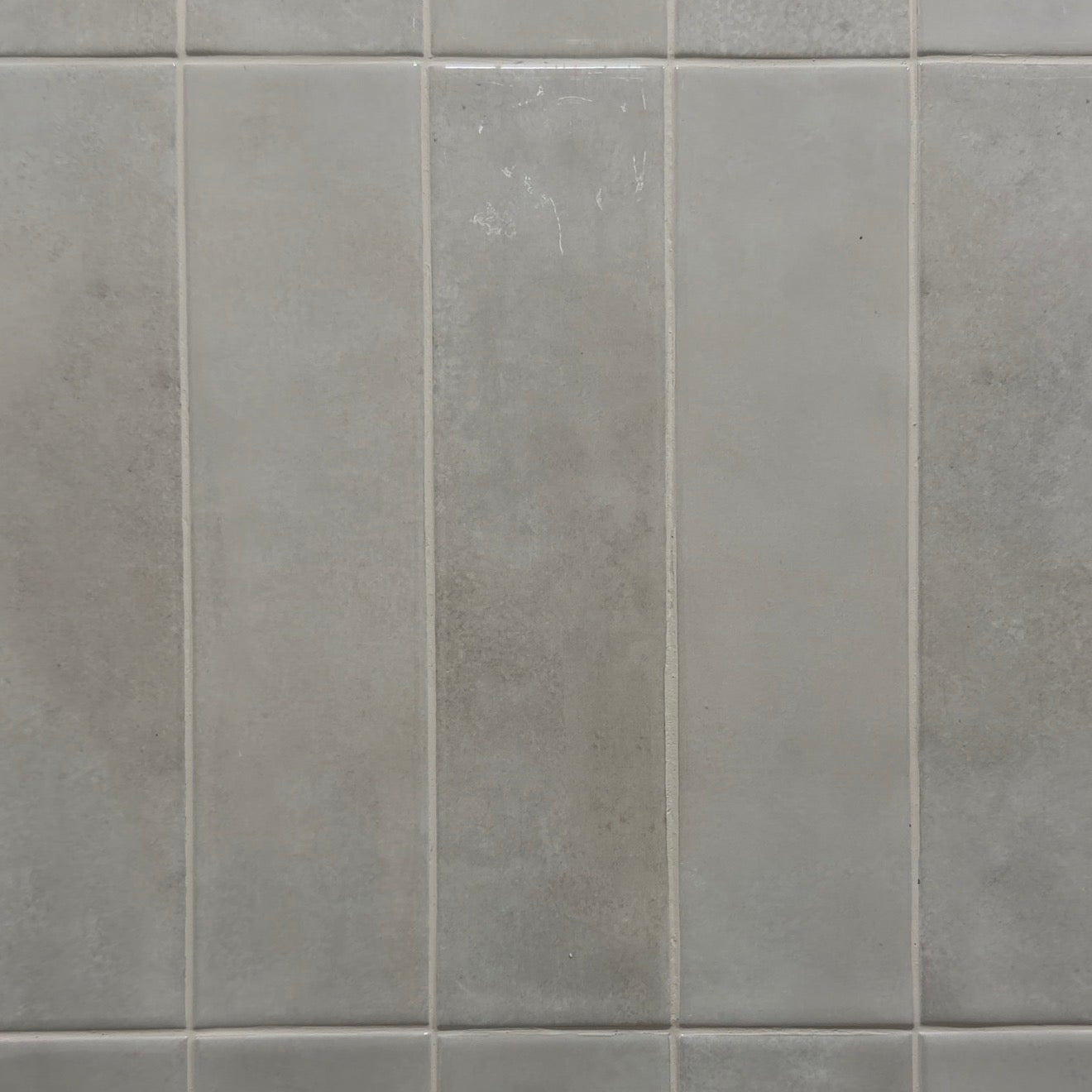 Glazed Ceramic White Subway Tile With Wavy Surface