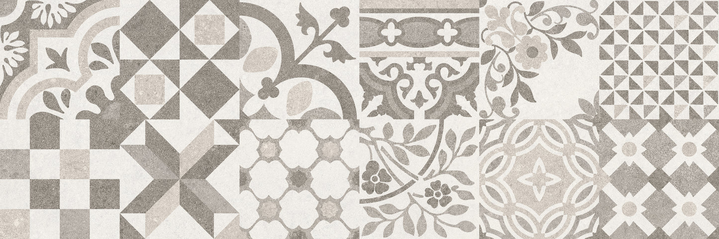 Lille Decor Tile: Mediterranean Inspired Muti-Design Decorative Tile
