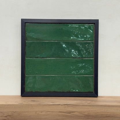 Mallorca Green: Green Subway Tile with a Handmade-Inspired Finish