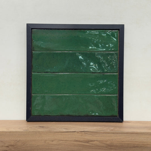 Mallorca Green: Green Subway Tile with a Handmade-Inspired Finish
