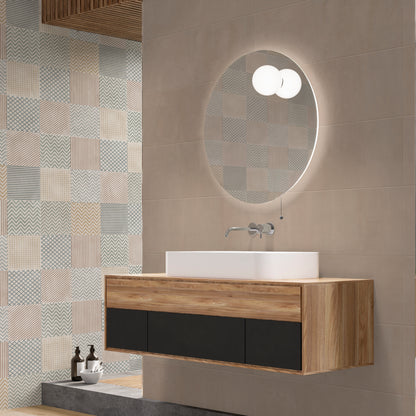 Terre Decor: Cement-Look Tile with Three Graphic Patterns
