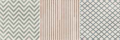 Terre Decor: Cement-Look Tile with Three Graphic Patterns